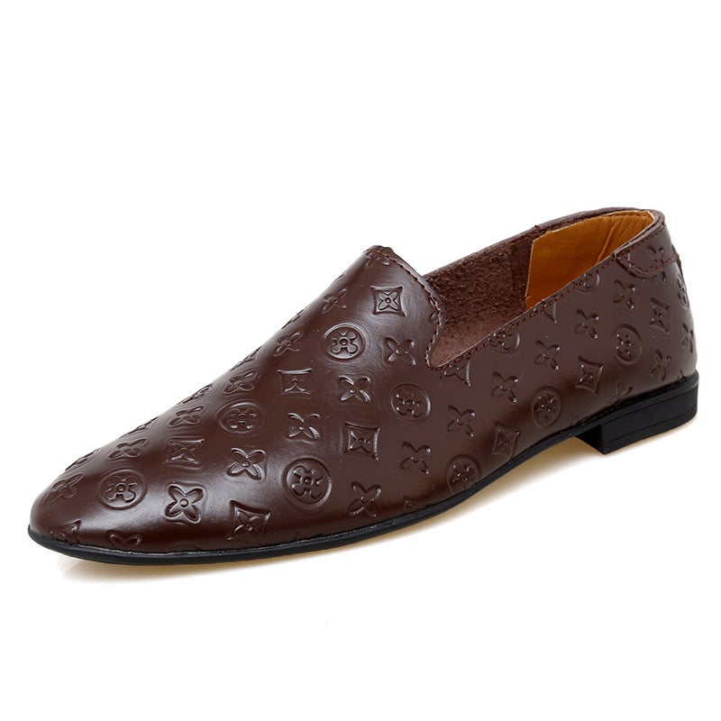 Men'S And Women'S Leather Shoes, Genuine Leather Casual Leather Shoes, Carved Leather Shoes For Couples, Business Casual, British Style, Cool And Stylish Men'S And Women'S Leather Shoes - Image 4