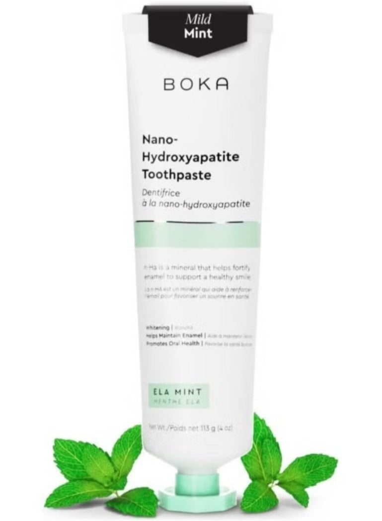 BOKA Boka Nano Hydroxyapatite toothpaste Ela Mint Flavor, 4 Fl Oz - Image 1