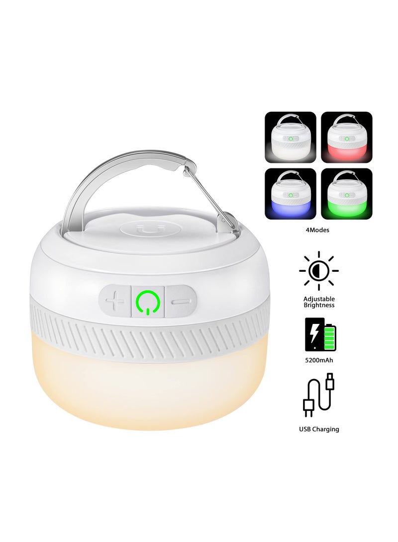 Outdoor LED Camping Flashlight, 230 Hours Rechargeable Camping Lantern with Magnet, Portable Emergency Light - Image 1