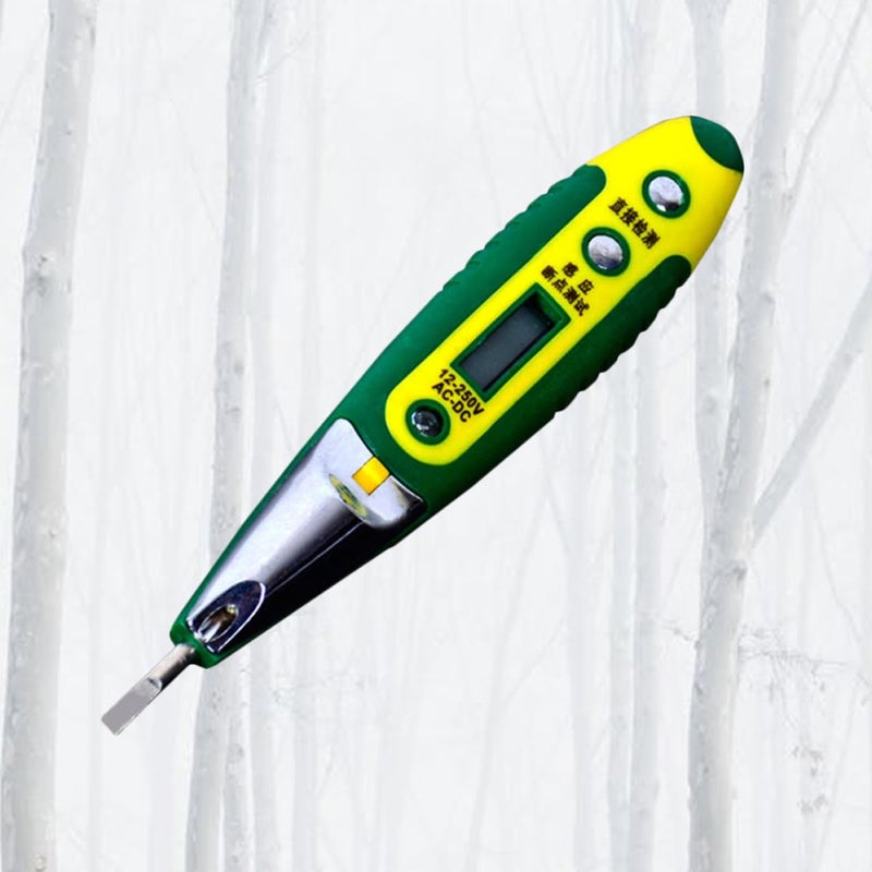 Kichvoe Multifunctional LED Induction Pen Voltage Tester with Digital Display Non-Contact Current Detector Electrical Test Pencil for Home and Professional Use - Image 5