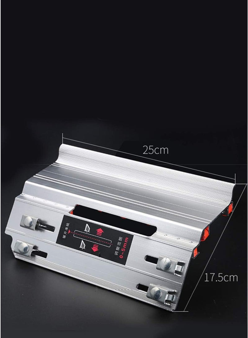 Aluminum Router Sled Jig for Woodworking – Precision Planing and Flattening Tool with Adjustable Rails - Image 5