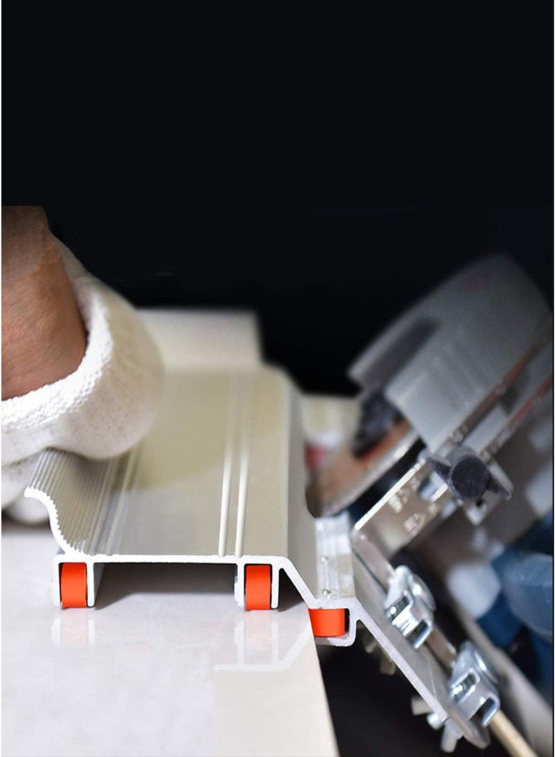 Aluminum Router Sled Jig for Woodworking – Precision Planing and Flattening Tool with Adjustable Rails - Image 2