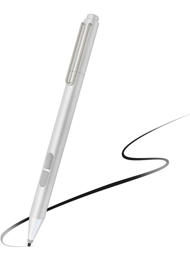Pen For Microsoft Surface Palm Rejection 1024 Levels Pressure Flex And Soft Hb Nib Compatible With Surface Pro Book Laptop Go Including 2 Spare Nibs For Creators Businessers And Students