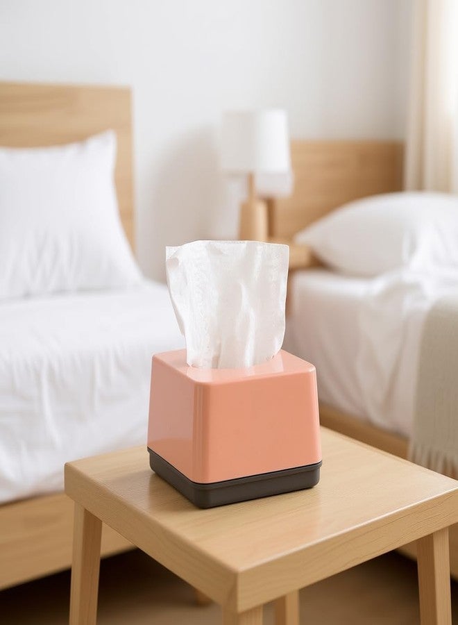 SNAPPSY Tissue Box | Scandinavian Color Thickeneded Small | PP Material with Modern Simplicity | Customizable with Logo Printing | Hotel Napkin Box for Living Room, Guest Rooms and Home - Image 4
