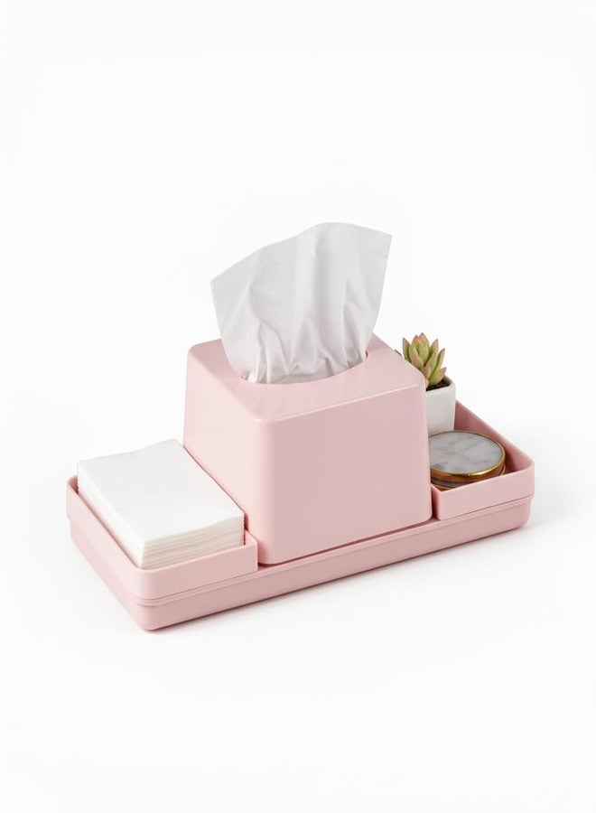 SNAPPSY Tissue Box | Scandinavian Color Thickeneded Small | PP Material with Modern Simplicity | Customizable with Logo Printing | Hotel Napkin Box for Living Room, Guest Rooms and Home - Image 5
