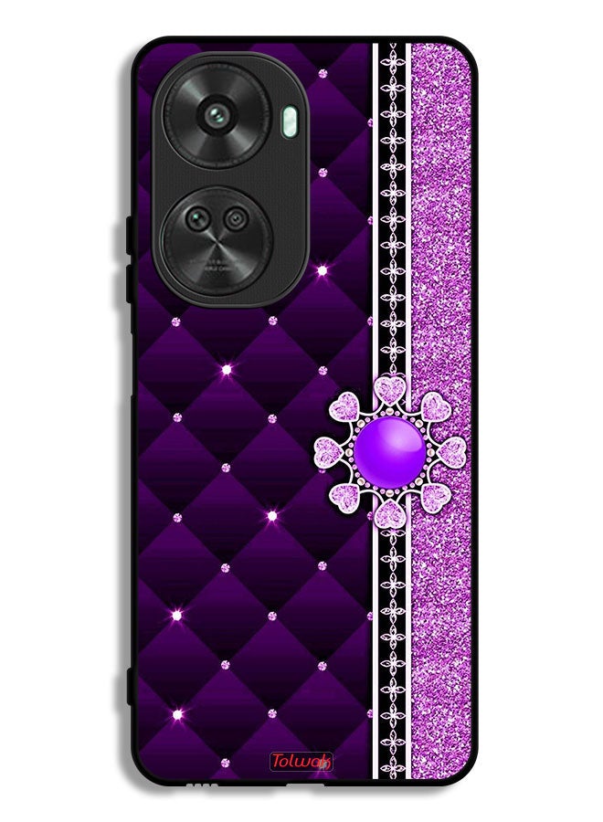 Tolwak Huawei nova 11 SE Protective Case Cover Glitter Hearts - Image 1