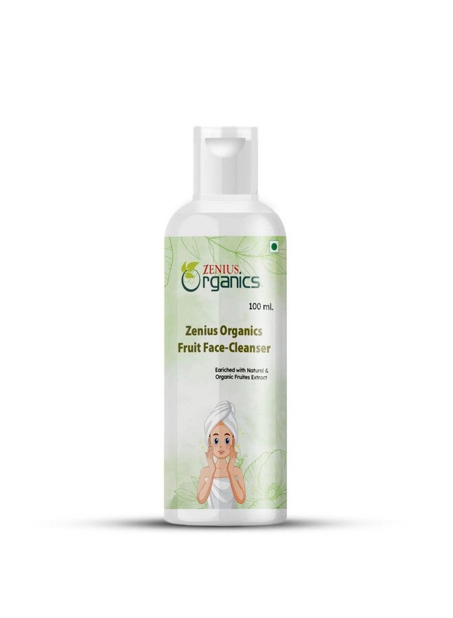 ZENIUS Fruit Face Cleanser, Sulphate-Free Gentle Skin Hydrating Face Wash Cleanser with Mix Fruit for Dry to Normal, Sensitive Skin - 125 ml - Image 1