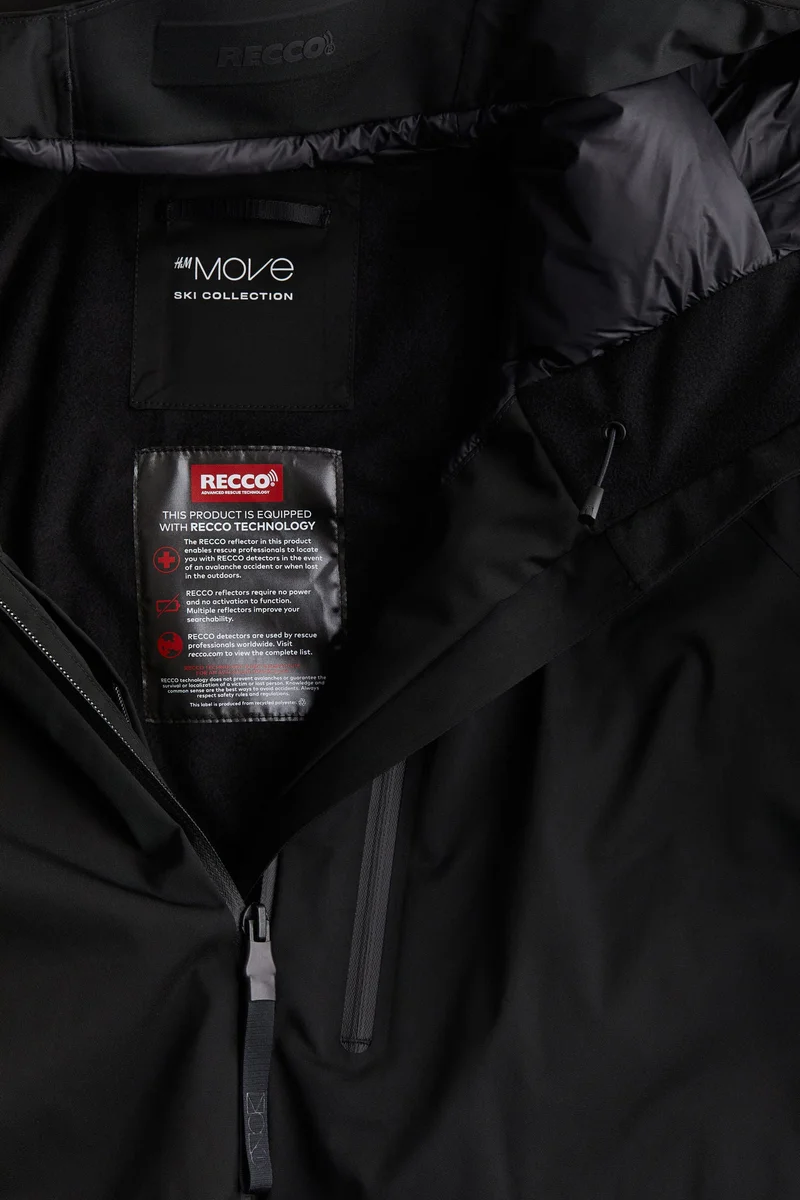 اتش اند ام جاكيت للتزلج من طبقتين من نسيج ستورم موف