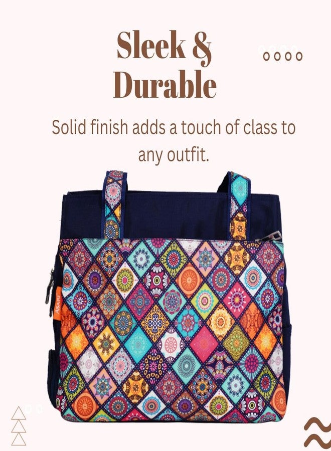 Asari Women's Ethenic Floral Print Shoulder bag, Durable, Stylish, Soft Straps, Sleek Finish - Image 3