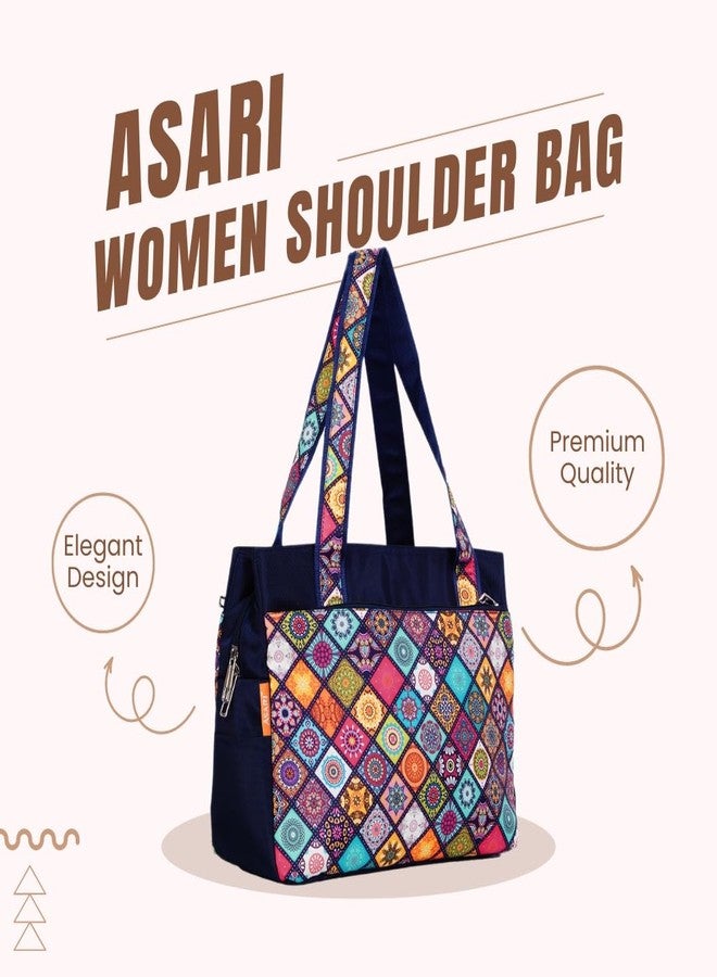 Asari Women's Ethenic Floral Print Shoulder bag, Durable, Stylish, Soft Straps, Sleek Finish - Image 2