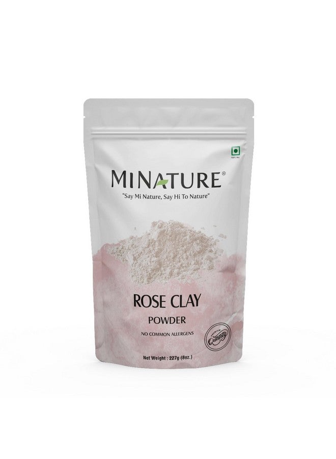 minature Rose Kaolin Pink Clay Powder (Rose Clay) For Glowing & Healthy Skin | Pure & Natural Face Mask Powder For All Skin Types & Unisex Use | Detox & Brightening | 227G(8 Oz) - Image 1