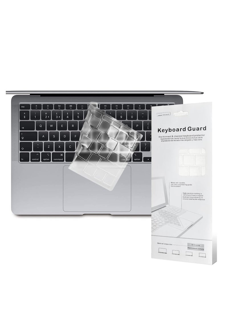 Generic - 3 in 1 Bundle Glitter Case for MacBook Air 15 inch 2023 A2941 with M2 Chip and 2024 A3114 with M3 Chip,Laptop Hard Shell Cases &Keyboard Cover&Screen Protector for 15 inch MacBook Air Case,Star Clear - Image 1