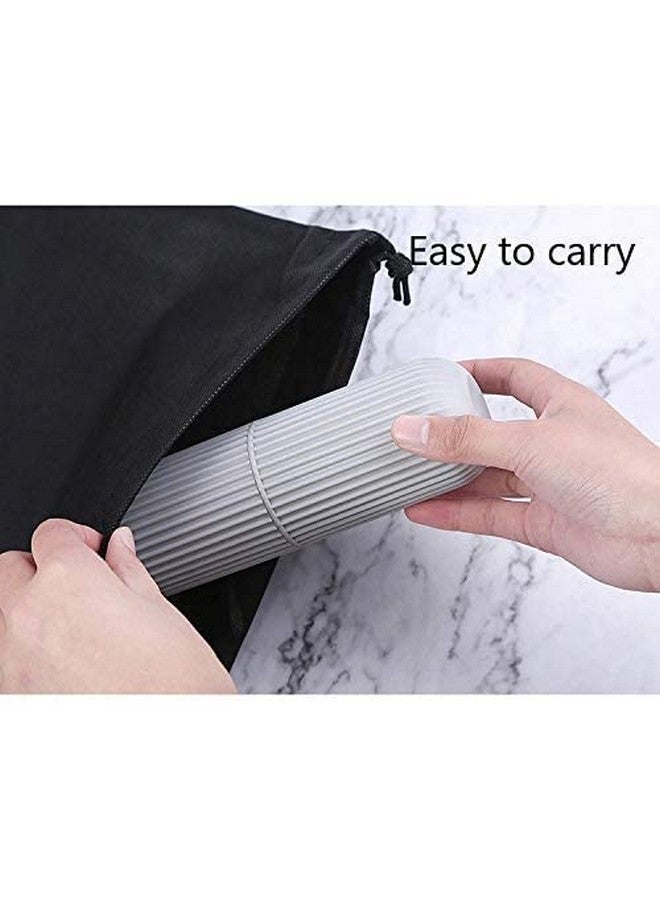 iSTAR Plastic Portable Toothbrush Storage Case for Travel Bathroom Hiking Camping Pen Pencil Stationery Box for Healthy Life(Size:20Cmx6Cmx7) (Pack of 2) Multicolor - Image 3