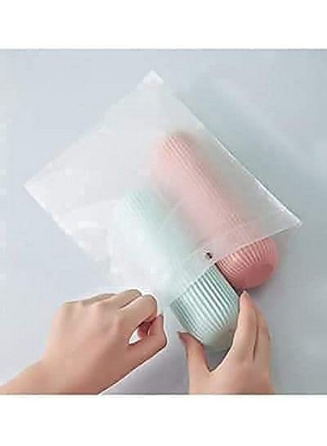 iSTAR Plastic Portable Toothbrush Storage Case for Travel Bathroom Hiking Camping Pen Pencil Stationery Box for Healthy Life(Size:20Cmx6Cmx7) (Pack of 2) Multicolor - Image 2