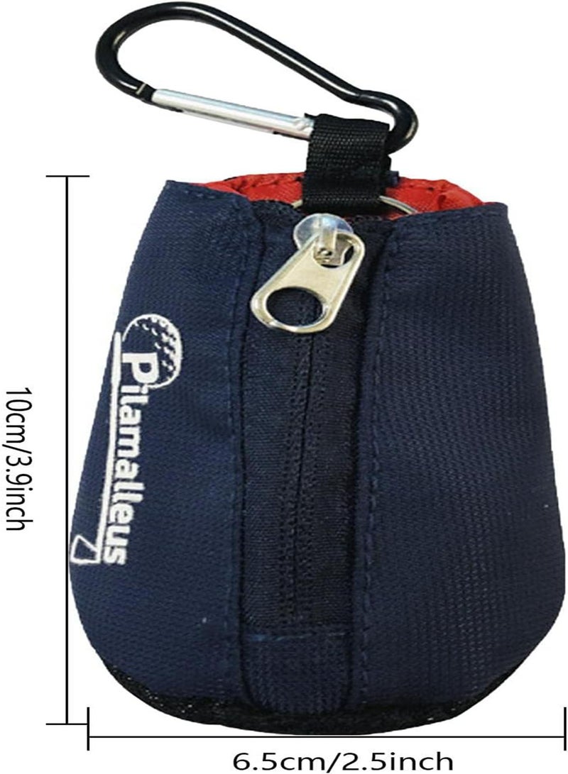 GGOOT Mini Golf Pouch Bag | Golf Ball Pouch Bag | Small Pocket Sports Holder with Carabiner, Outdoor Sports Accessory for Men Women - Image 4