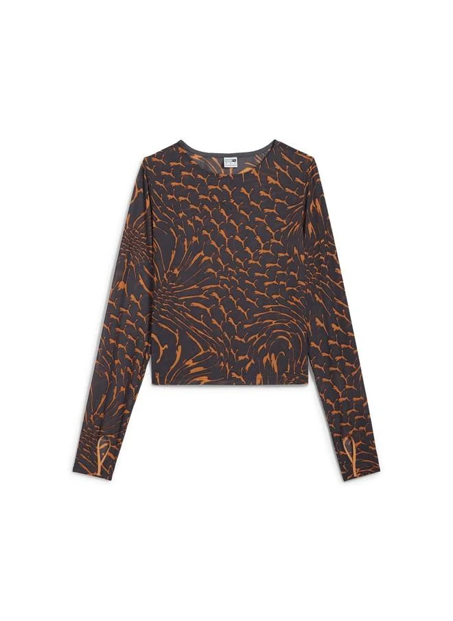 DARE TO Mesh Long Sleeve Tee Women