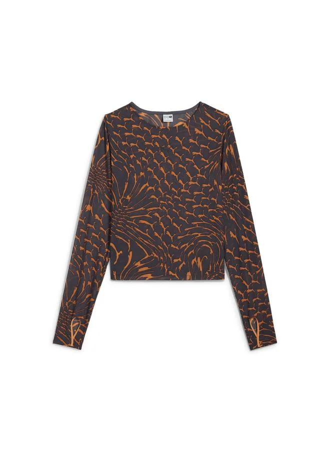 DARE TO Mesh Long Sleeve Tee Women