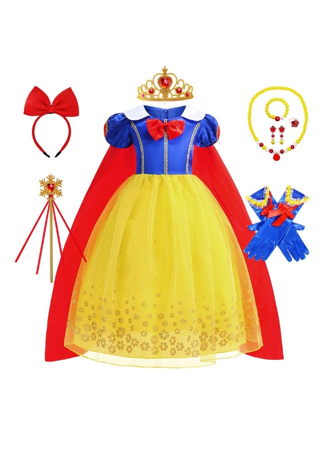NIBEMINENT Snow White luxury heavy industry puffy dress Halloween lace children's dress - Image 1