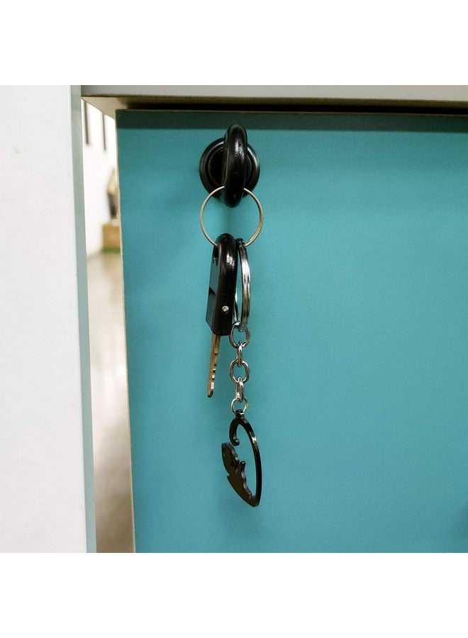 SING F LTD 1 Pair Keyrings/Necklaces Stainless Steel Couple Cats Heart-shaped Puzzle Pendant Matching Set, Black Silver, Keyring - Image 5