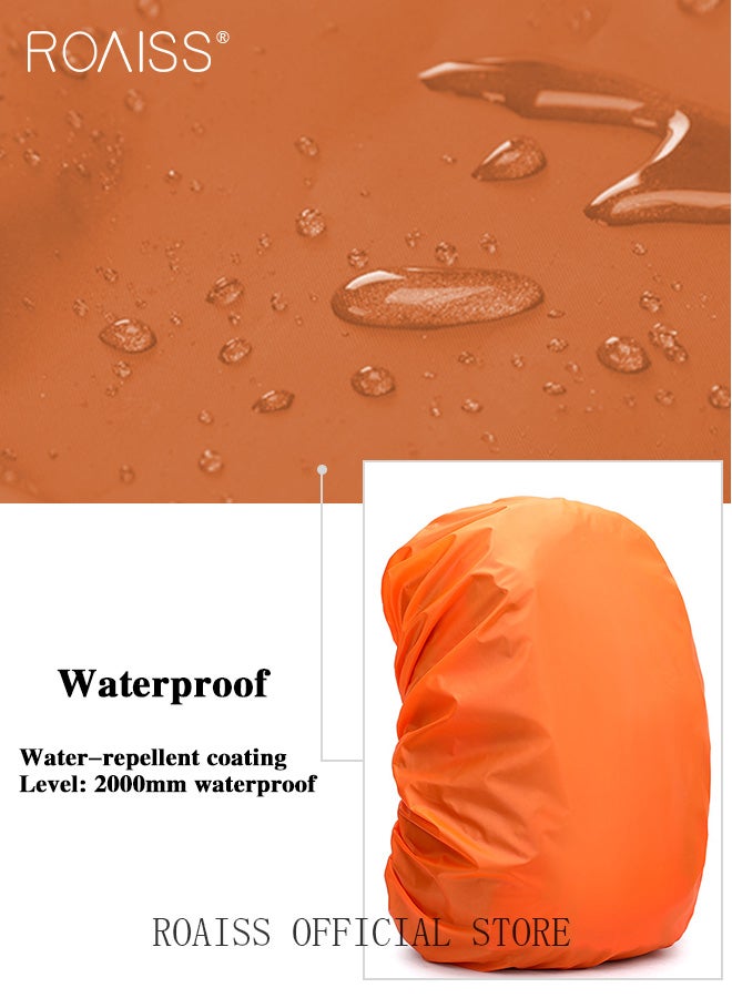 roaiss Waterproof Backpack Rain Cover and Dust Cover Multiple Size Combinations to Meet Various Needs Fabric with Waterproof Index of 2000+ for Protection Against Outdoor Heavy Rain  - Image 5