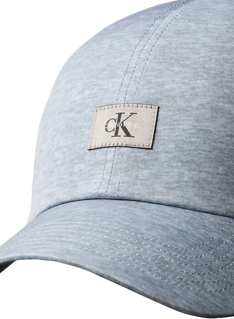CALVIN KLEIN B30 Grey Heather Monogram Embroidered Baseball Cap for Men | Best Price UAE