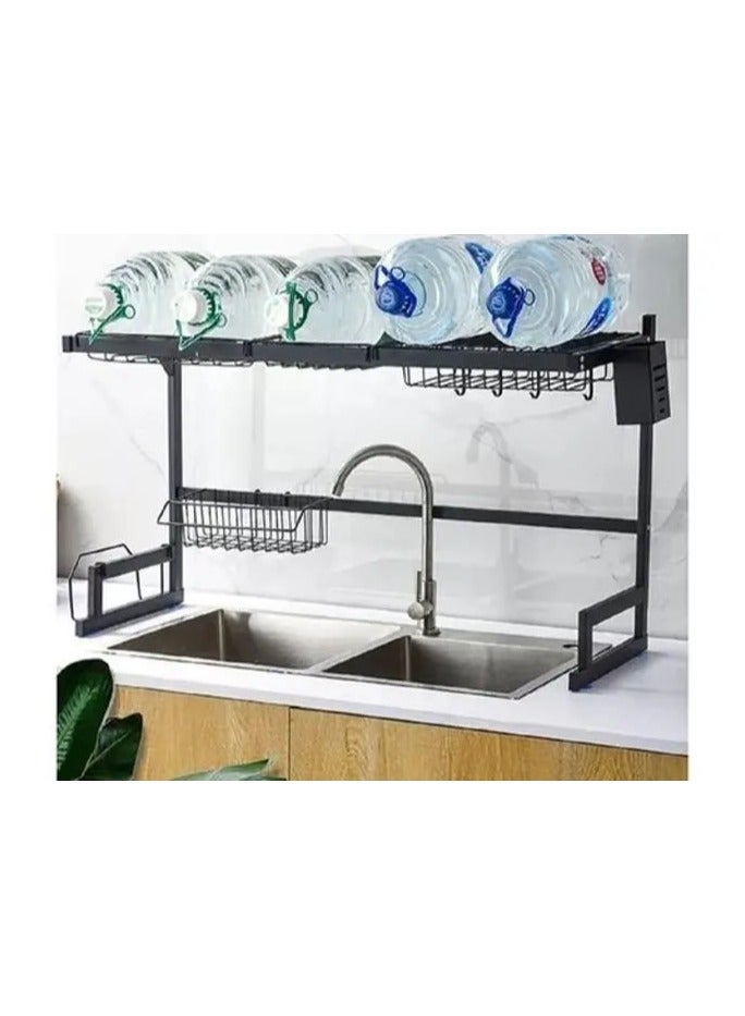 FEND Multi Functional Kitchen Draining Rack Provides a Designated space for Dishes Mugs Chopping Boards Knives  - Image 2