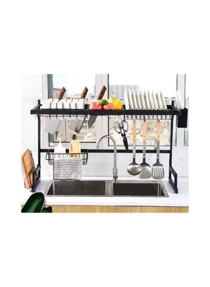 FEND Multi Functional Kitchen Draining Rack Provides a Designated space for Dishes Mugs Chopping Boards Knives  - Image 4