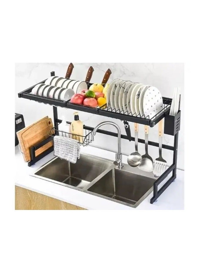 FEND Multi Functional Kitchen Draining Rack Provides a Designated space for Dishes Mugs Chopping Boards Knives  - Image 5