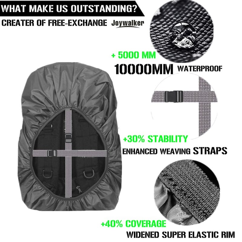 Joy Walker Backpack Rain Cover Waterproof Breathable Suitable for Hiking/Camping/Traveling(for 40-55L Backpack) - Image 5