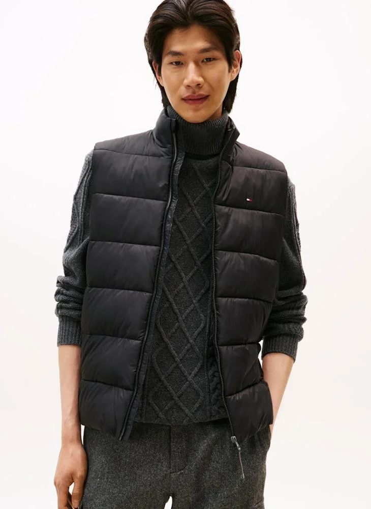 TOMMY HILFIGER Logo Gilets Puffer Jacket