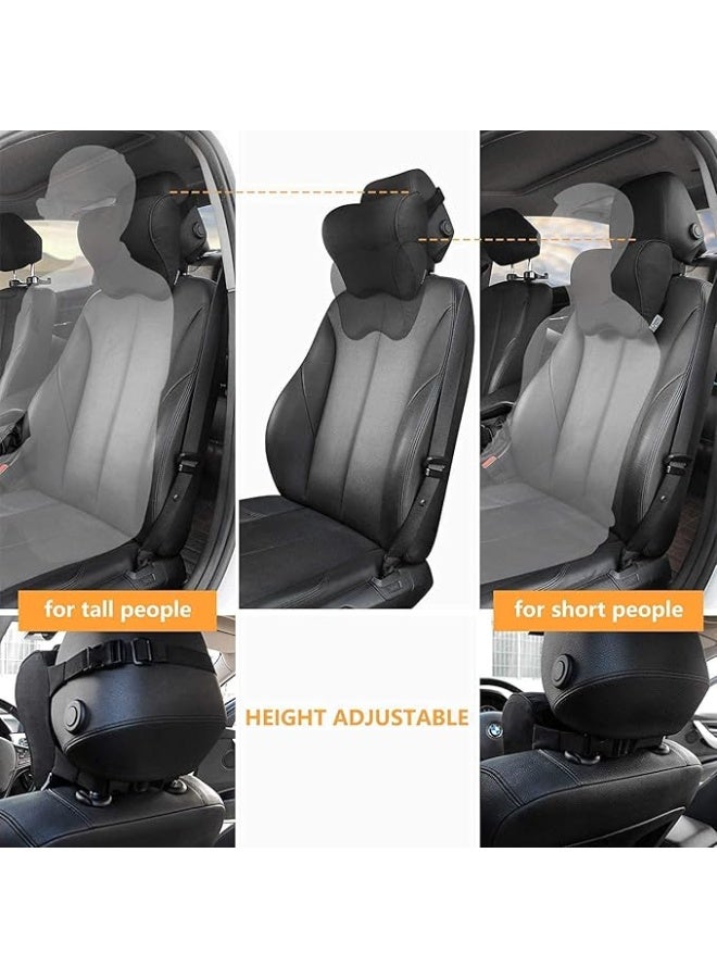 ومدي وسادة رقبة للسيارة من وومدي- مسند رأس للمكتب وكرسي الألعاب- وسادة لتقويم العظام من الميموري فوم الناعم - ملحق كرسي لدعم الرقبة - وسادة مثالية لراحة الرأس والرقبة للمنزل والمكتب والقيادة - Image 5