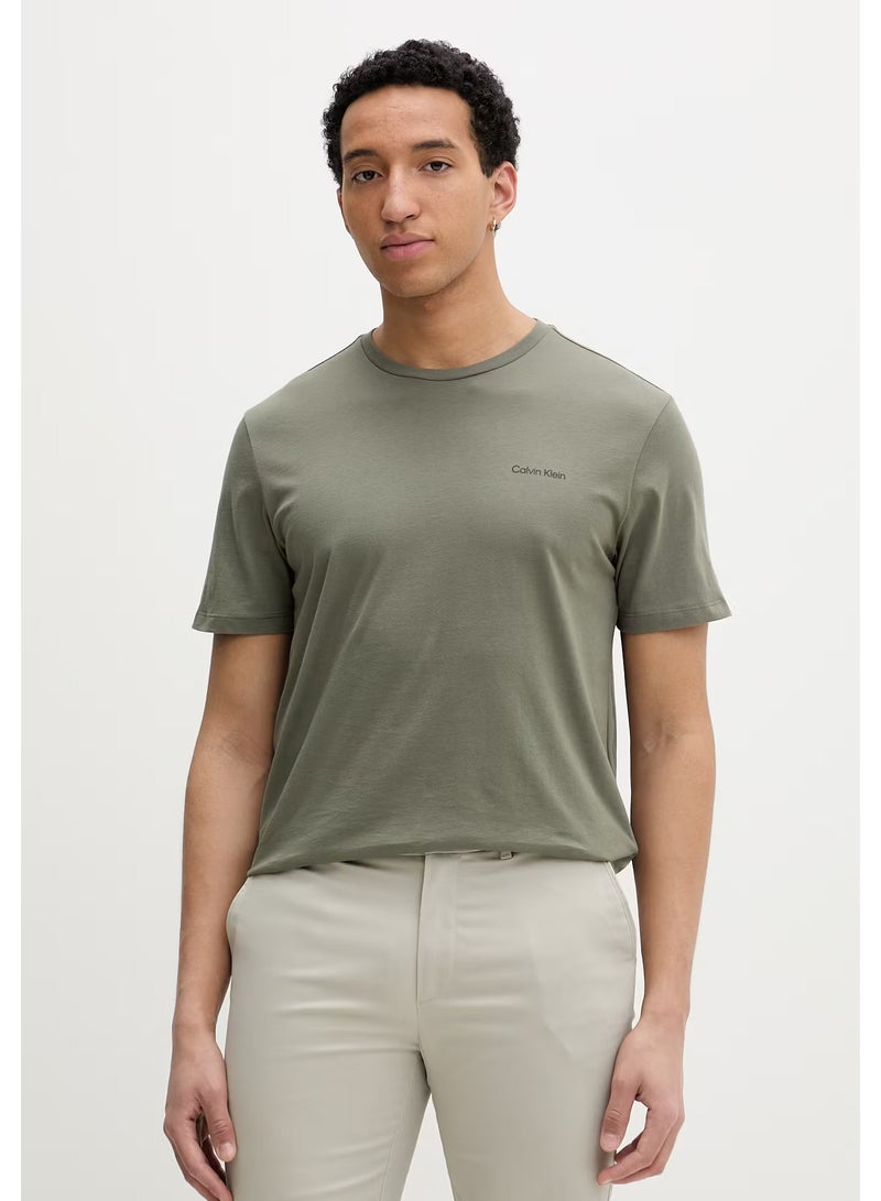 CALVIN KLEIN Logo Crew Neck T-Shirt - Image 1