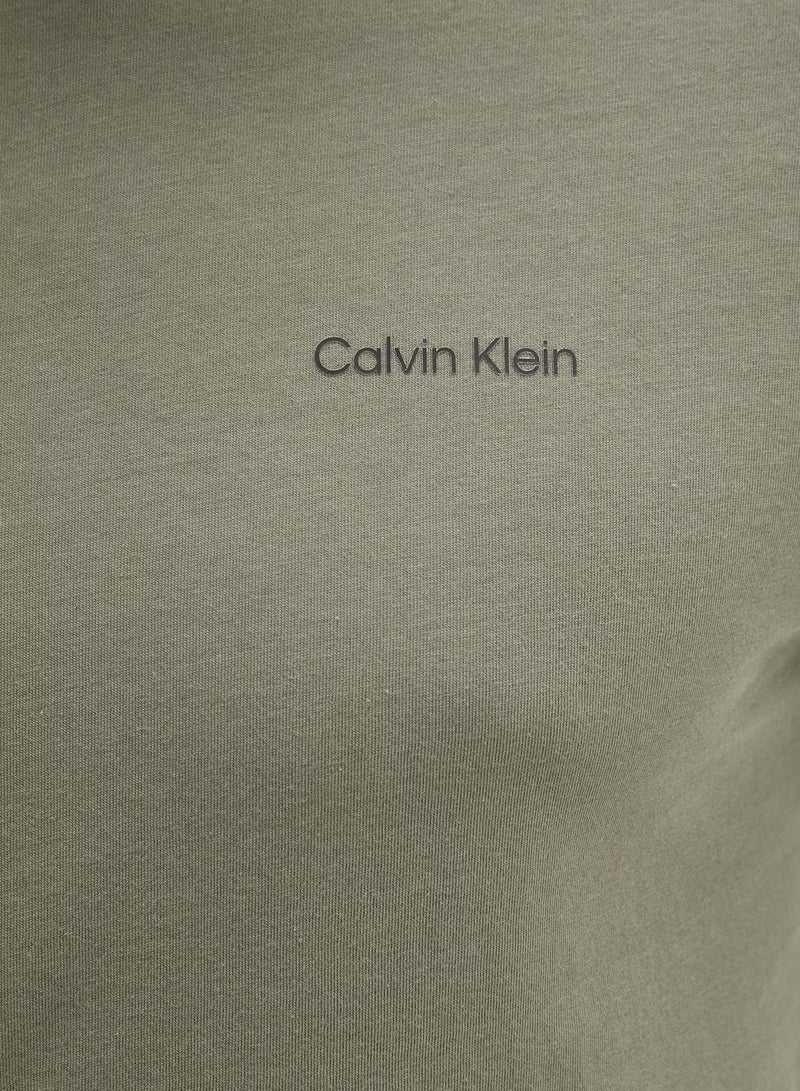 CALVIN KLEIN Logo Crew Neck T-Shirt - Image 3