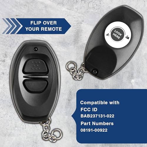 KeylessOption Key Fob Replacement for 1996 1997 Toyota 4Runner Corolla Camry Tacoma Supra Celica Rav4 Tacoma Remote, 2-Button BAB237131-022, Self Programming - Image 4
