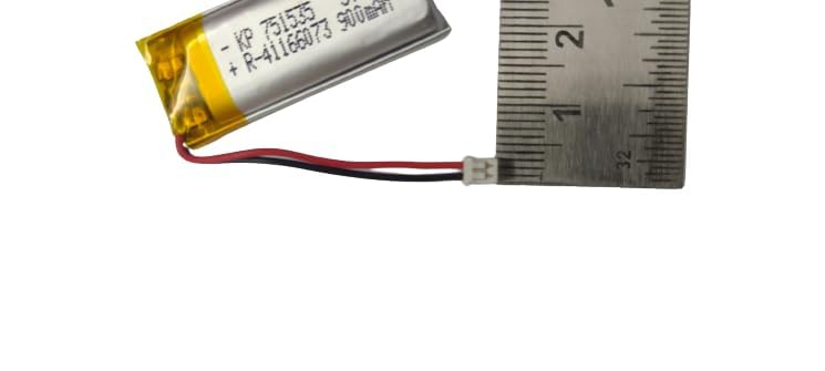 KP Original Battery KP-751535 بطارية قابلة لإعادة الشحن 3.7V 900mAh مع موصل (4MM) للألعاب، الألعاب الإلكترونية، الروبوتات، سماعة البلوتوث، مكبر الصوت البلوتوث - Image 4