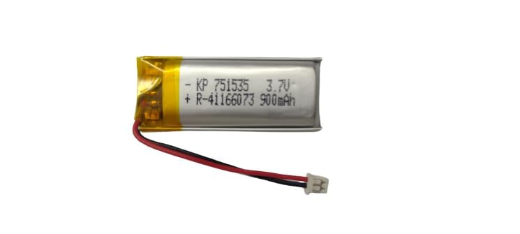 KP Original Battery KP-751535 بطارية قابلة لإعادة الشحن 3.7V 900mAh مع موصل (4MM) للألعاب، الألعاب الإلكترونية، الروبوتات، سماعة البلوتوث، مكبر الصوت البلوتوث - Image 5