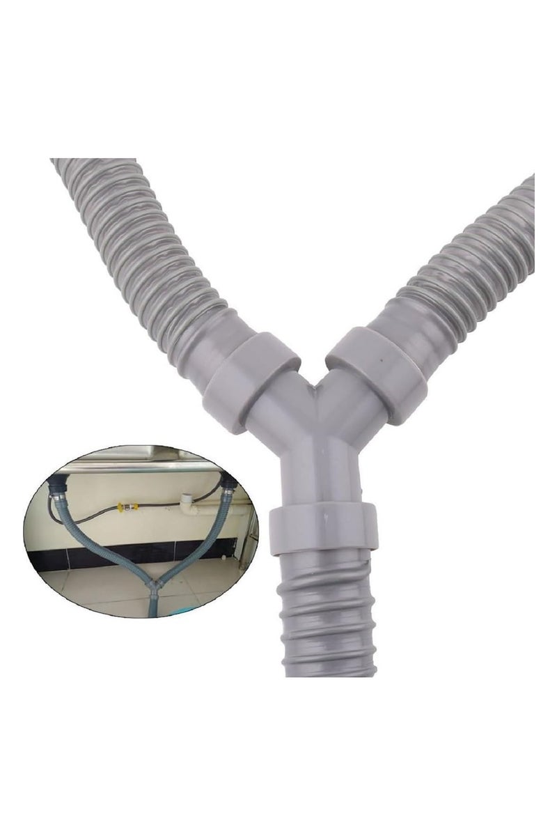 1.5 inch Dual Line Drip Hose Grey Hose Highly durable and flexible, made of premium materials - Image 1