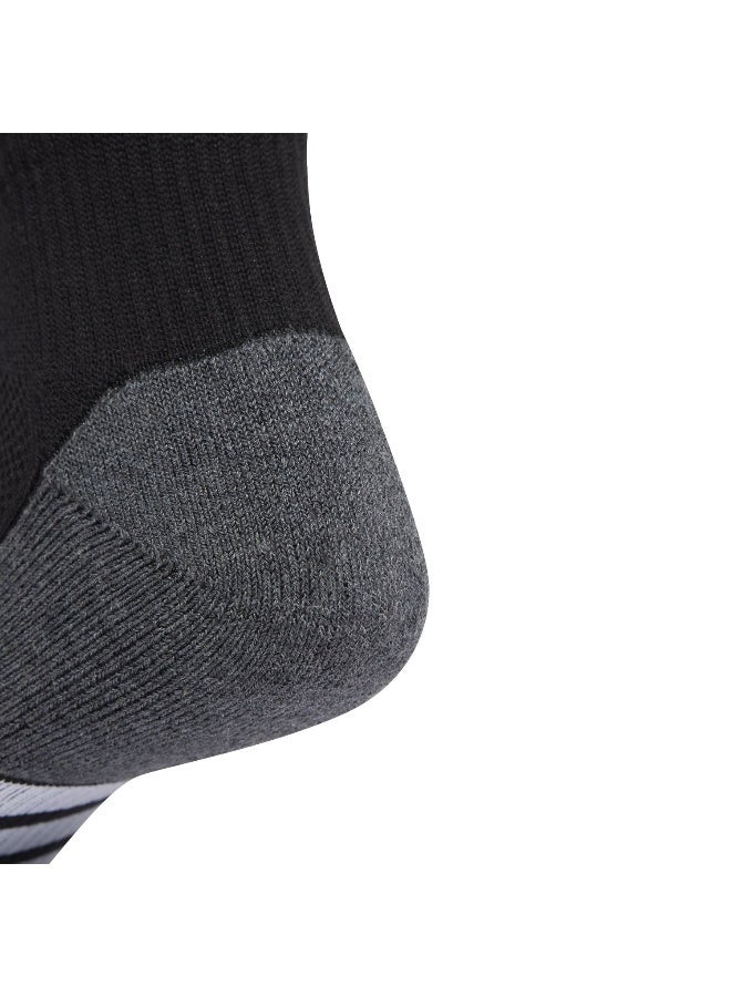 اديداس جوارب تدريب أديداس بروف كول كول كوارتر  أزواج للرجال والنساء أسود - Image 3