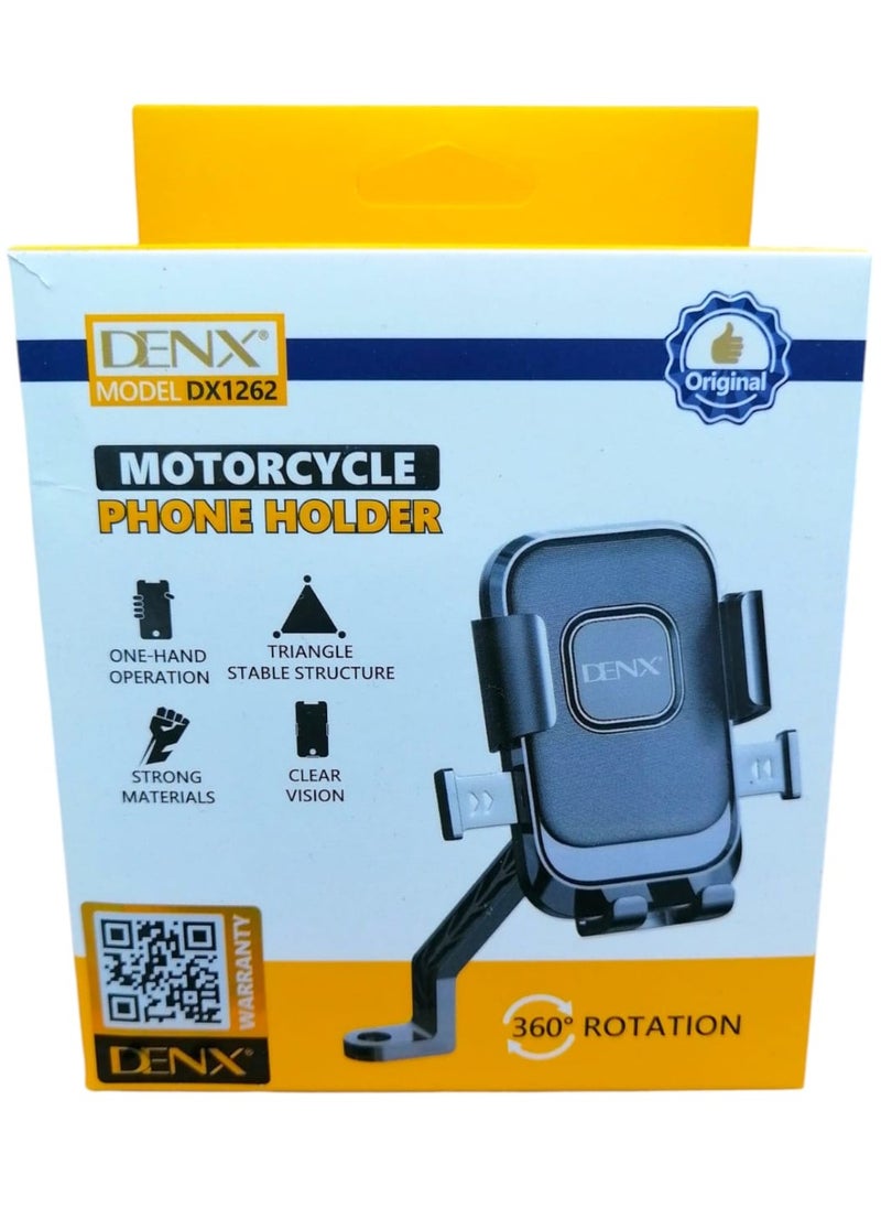 Cycling Phone Mounts Bike Phone Mount Motorcycle Handlebar Rotation Easy Install and Quick Release Support One Click Lock Sturdy and Safe Holder for iPhone and More 4.7-6.9 inch Any Smartphones