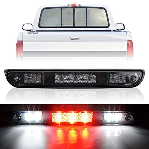 KanSmart 3rd Brake Light for 1992 1993 1994 1995 1996 1997 Ford F150 F250 F350 Third Brake Light LED Bronco Tail Light Cargo Light Cab Lamp Assembly-Smoke Lens - Image 1