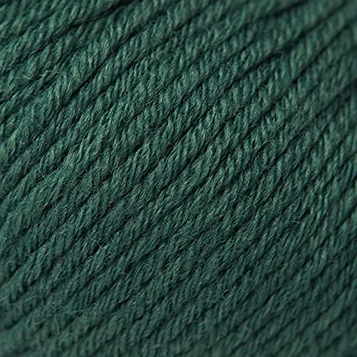 GISIMO 100% Merino Wool Yarn, 6-Ply Luxurious and Soft Yarn for Hand Knitting & Crocheting, 1.76 OZ/50g, 127 yds/116 Meters (Green, 1 Ball) - Image 2