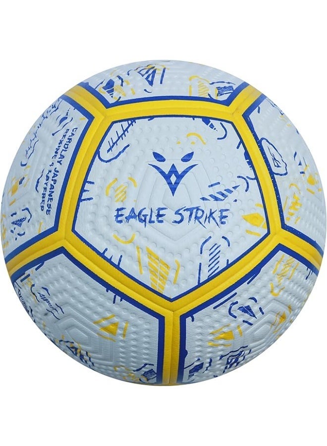 Eagle Strike Professional Match Soccer Ball – Size 5 PU Football, Official Weight 420-440g for Competitive Play - Image 1