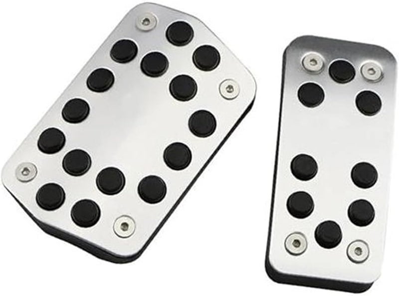 DEMULAX Stainless Steel Pedal Pad Set for Focus MK2 - Image 1