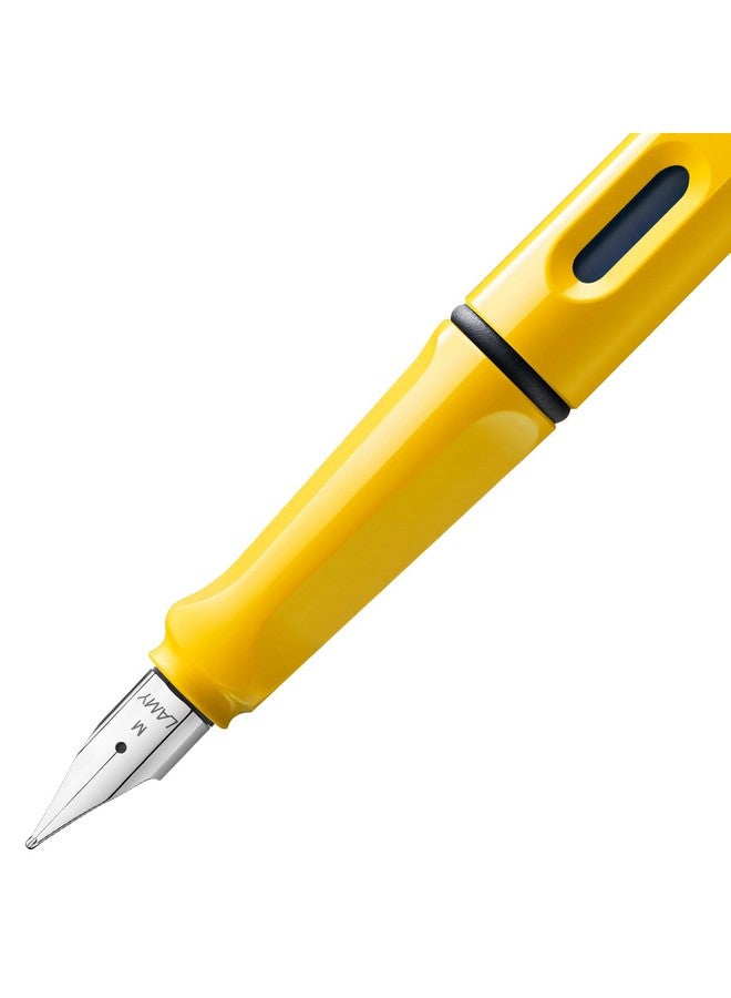 لامي قلم حبر جاف سفاري، رأس متوسط باللون الأصفر (L18M) - Image 4