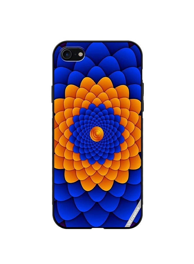 VR CREATIVE Protective Case Cover For Apple iPhone SE (2022) Flower Design Multicolour - Image 1