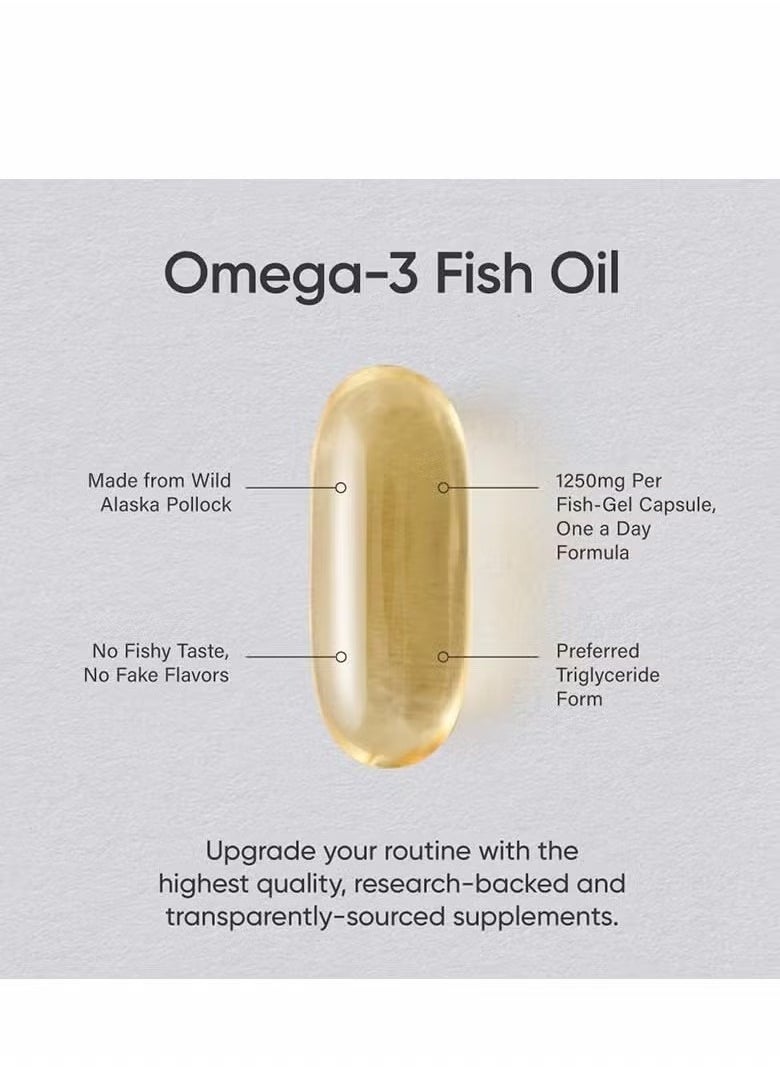 CALIFORNIA GOLD - Premium Omega-3 Fish Oil Concentrated Formula with EPA and DHA for Optimal Lipid Profile and Immune Support - Gluten-Free, Non-GMO - 100 Fish Gelatin Softgels（Packaging may vary） - Image 1