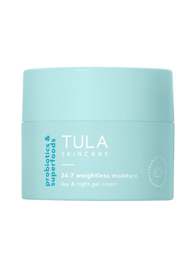 TULA Skin Care 24-7 Weightless Moisture Hydrating Day & Night Cream - Anti-Aging Lightweight Gel Cream Moisturizer For Face, Contains Watermelon & Blueberry Extract, 1.5 Oz.  - Image 2