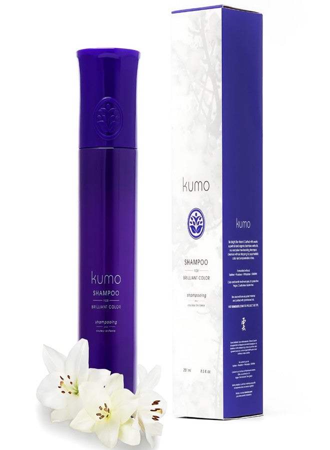 Kumo Shampoo for Brilliant Color - Sulfate Free, Organic Superfruit Shampoo for colored hair, gluten-free, restorative, vegan, (chemical-free shampoo) - Image 1