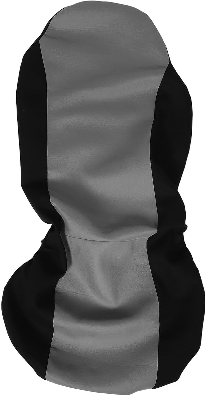 Single Piece Elastic Mesh Car Driver Seat Cover Front Seat Protector Grey Washable Automotive Truck SUV - Image 1
