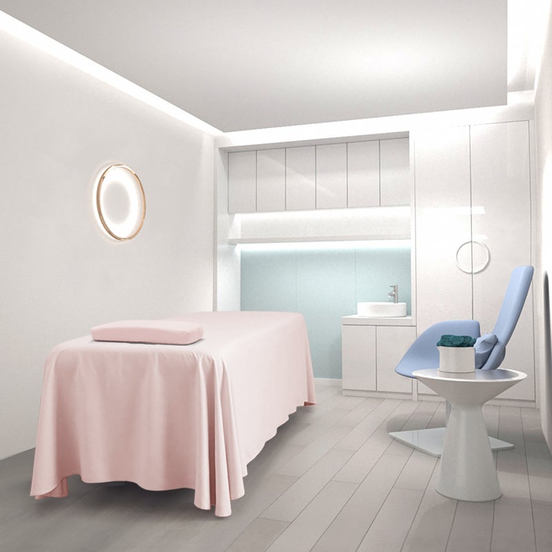 Beauty Salon Bedspread One-Piece Minimalist Internet Popular Curved Bottom Bedspread - Image 5